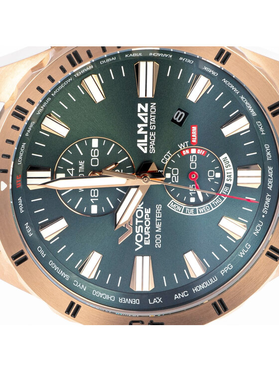 Vostok Europe Vostok Europe Zegarek YM8J-320B656N Zielony