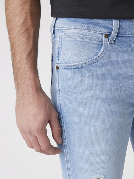 Wrangler Wrangler Jeansy LARSTON Niebieski Slim Fit
