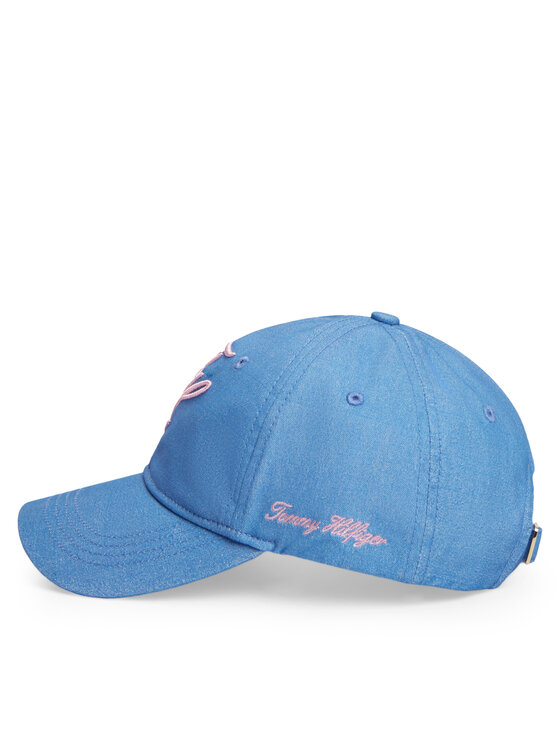 Tommy Hilfiger Tommy Hilfiger Czapka z daszkiem Logo Embroidery Baseball Cap AW0AW18338 Niebieski