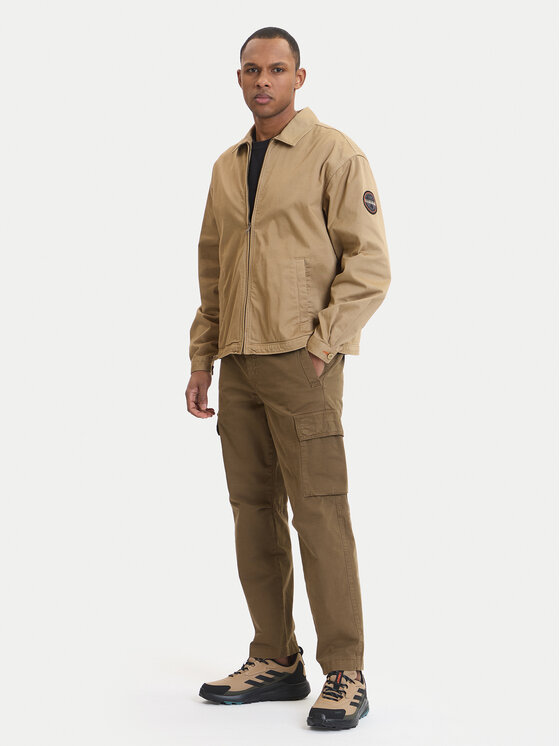 Napapijri Napapijri Farmer kabát A-Arrayanes NP0A4FI4 Bézs Regular Fit