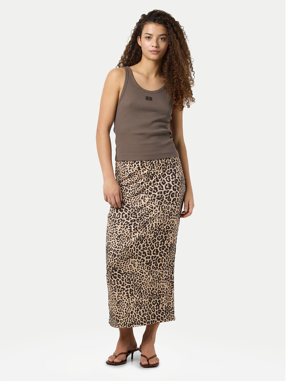 Noisy May Noisy May Спідниця-міді Avery 27034322 Коричневий Slim Fit