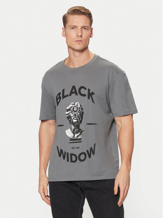 T-Shirt HUGO, Größe M Grau Dostalgi 50530684