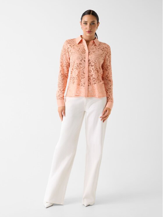 Marciano Guess Marciano Guess Top 181348 Pomarańczowy Classic Fit