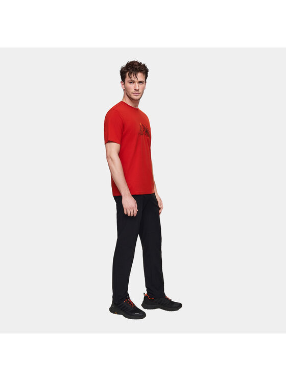 Alpinus Alpinus T-Shirt Patkhor Czerwony Regular Fit