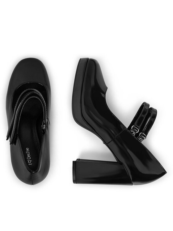 DeeZee DeeZee Czółenka F3767-2 Czarny