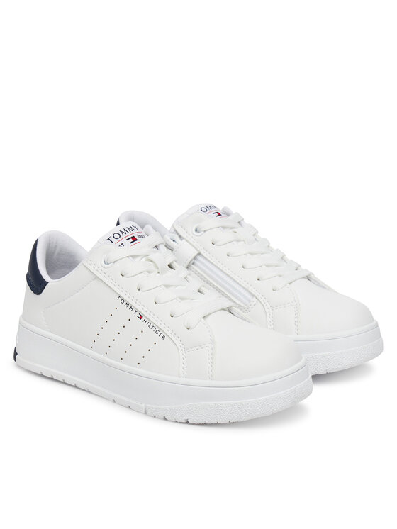Tommy Hilfiger Tommy Hilfiger Tenisice Low Cut Lace-Up Sneaker T3X9-33856-1355 M Bijela