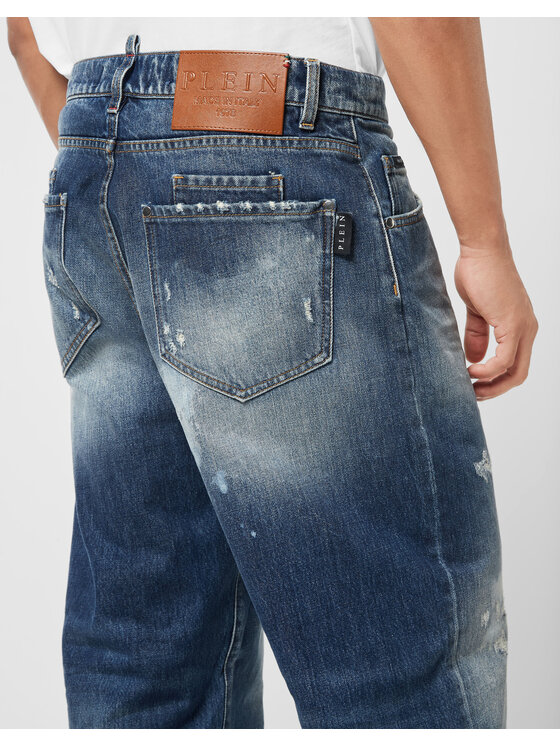 PHILIPP PLEIN PHILIPP PLEIN Jeansy 25915 Niebieski Loose Fit