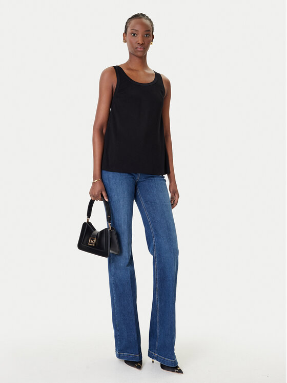 Elisabetta Franchi Elisabetta Franchi Pulover TK-72S-61E2-V250 Črna Regular Fit