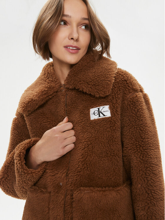 Calvin Klein Jeans Calvin Klein Jeans Преходно яке J20J221893 Кафяв Relaxed Fit