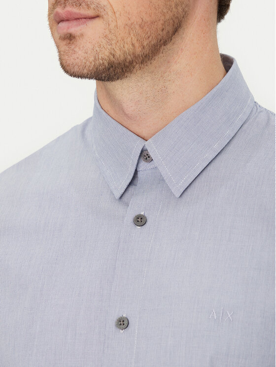 Armani Exchange Armani Exchange Camicia XM000445 AF13007 FB056 Celeste Regular Fit