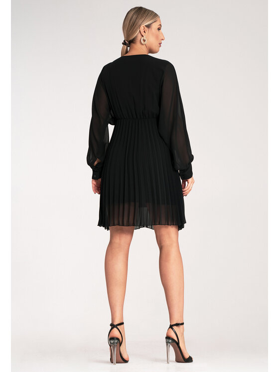 FIGL FIGL Abito da sera M1165 Nero Flared Fit