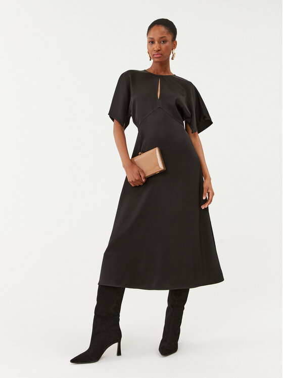 MICHAEL Michael Kors MICHAEL Michael Kors Kleid für den Alltag MF381OI99G Schwarz Regular Fit