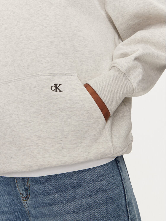 Calvin Klein Calvin Klein Felpa J20J224911 Grigio Regular Fit