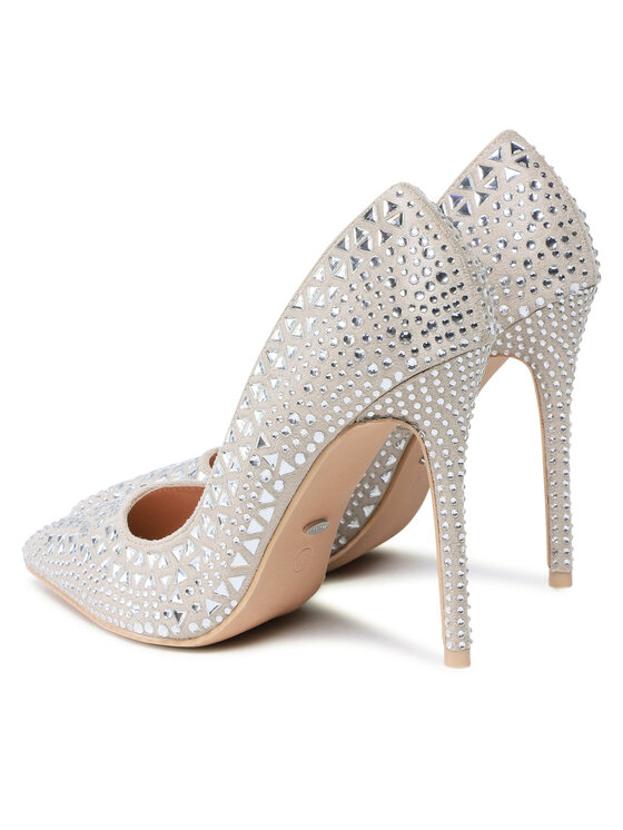 DeeZee DeeZee Pantofi cu toc subțire KL-92831-823 Bej