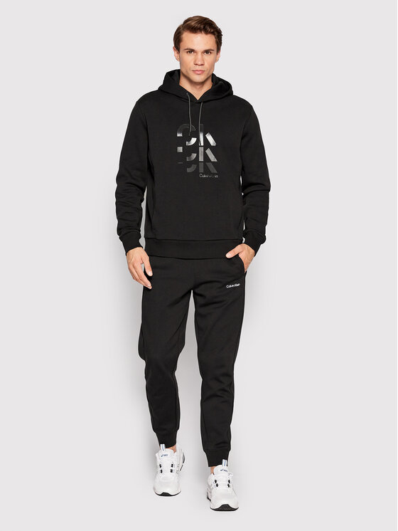 Felpa Graphic Triple Logo K10K109713 Nero Regular