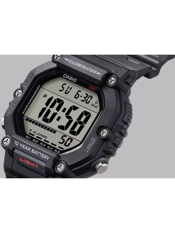 Casio Casio Zegarek AE-1600H-1AVEF Czarny