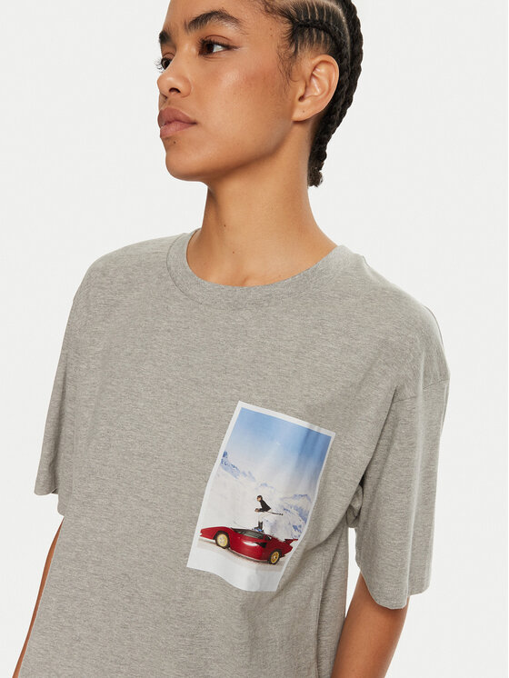 2NDDAY 2NDDAY T-Shirt Arale 2245243315 Šedá Oversize