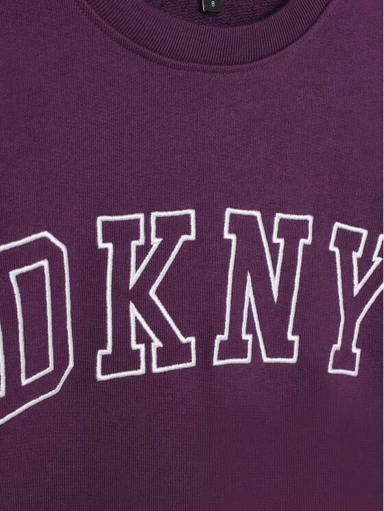 DKNY DKNY Majica dugih rukava D25E57 S Ljubičasta Regular Fit