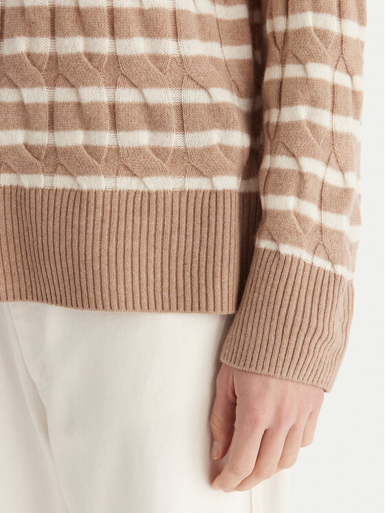 Tommy Hilfiger Tommy Hilfiger Rollkragenpullover WW0WW46791 Beige Regular Fit