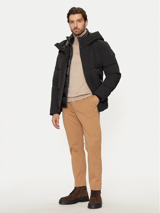 Guess Guess Зимова куртка M4BL43 WGJR2 Чорний Regular Fit