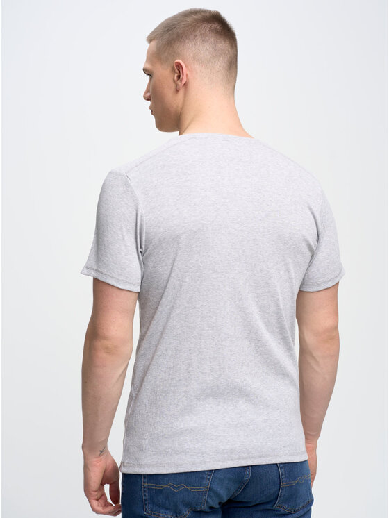 BIG STAR BIG STAR T-Shirt basicag_901 Szary Basic Fit