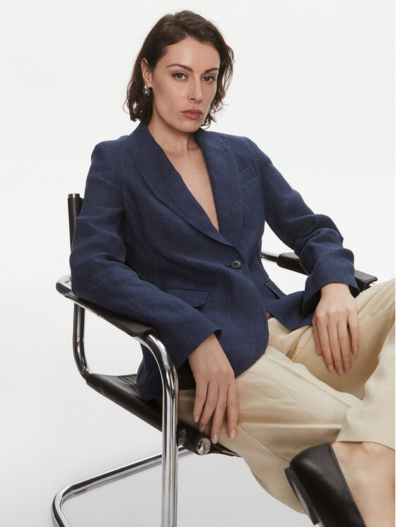 Weekend Max Mara Weekend Max Mara Marynarka Nalut 2415041032 Niebieski Regular Fit