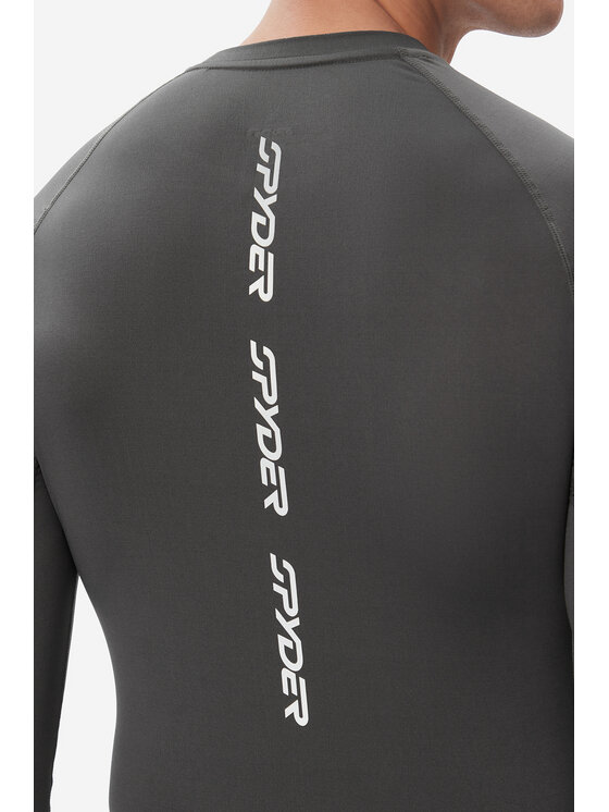 Spyder Spyder Majica z dolgimi rokavi W226-SPMTS-1017-43X Siva Slim Fit