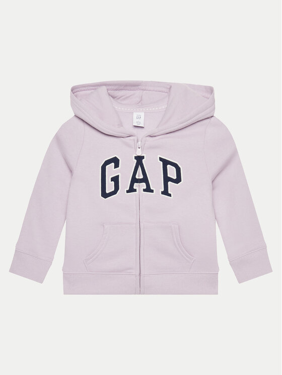 Gap Gap Majica dugih rukava 794010-02 Ljubičasta Regular Fit