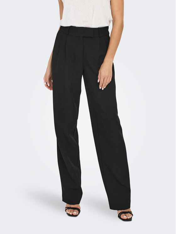 ONLY Pantaloni di tessuto 15298840 Nero Straight Fit, taglia : 34_32