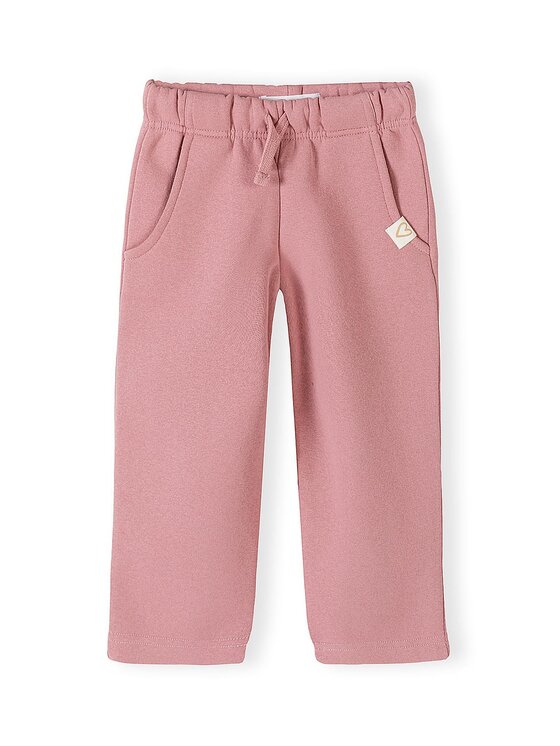 minoti minoti Komplet dresowy 32FLEECE104 Różowy Wide Leg
