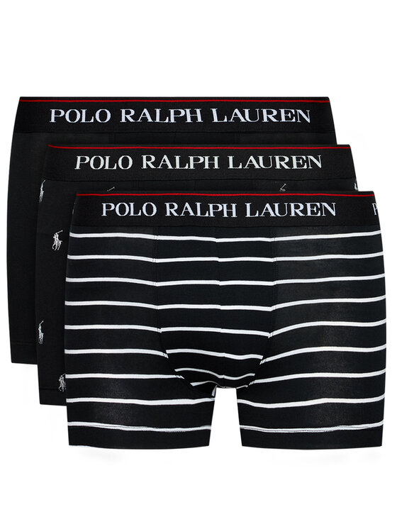 Polo Ralph Lauren Set 3 perechi de boxeri 714830299009 Negru