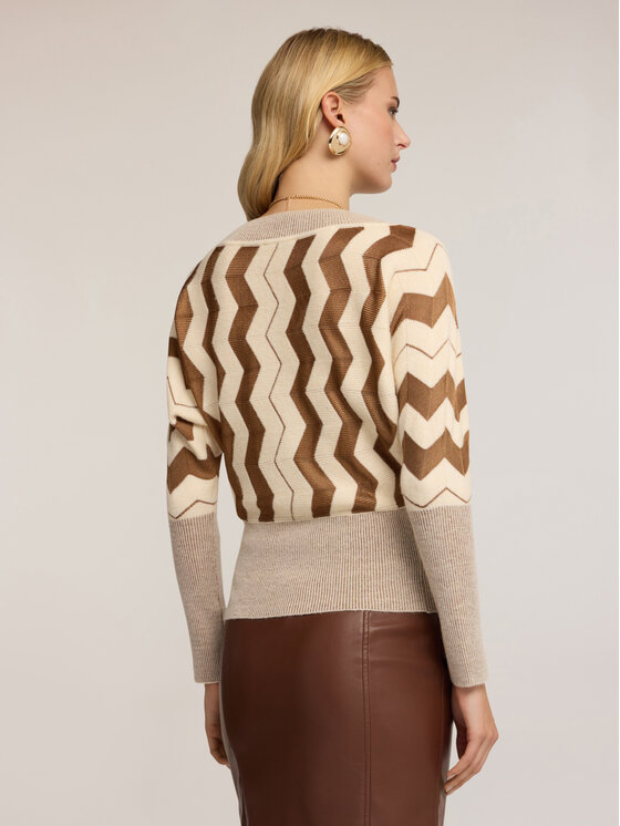 Motivi Motivi Maglione M048W003723N0S1 Crema Over Fit