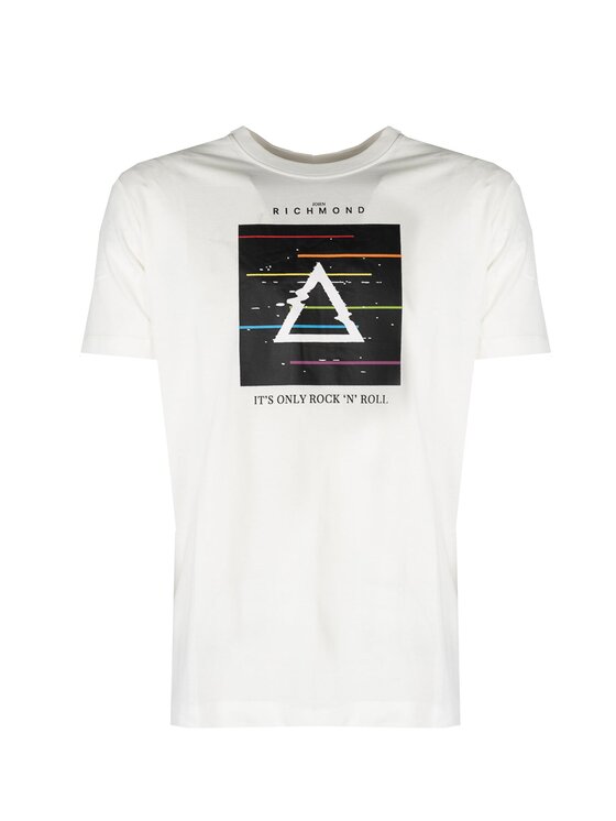 John Richmond John Richmond T-shirt HMP25025TS Bianco Regular Fit
