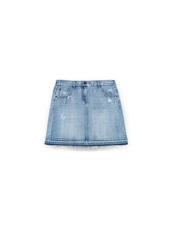 Fiorella Rubino Fiorella Rubino Minigonna 1439T000361N004 Turchese A-Line Fit