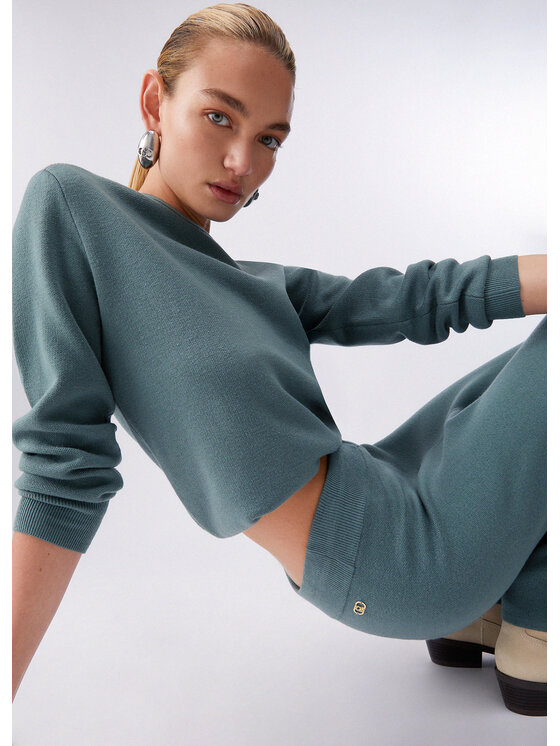 Liu Jo Liu Jo Maglione TA6043MS59L76009 Verde Regular Fit