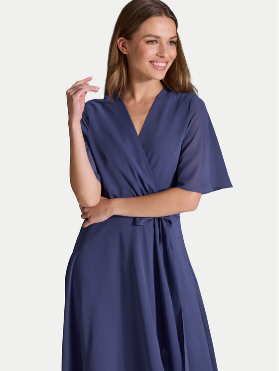 Swing Swing Коктейлна рокля 5AI10200 Син Regular Fit
