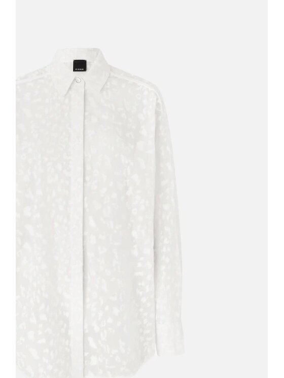 PINKO PINKO Košile Chad Bílá Oversize