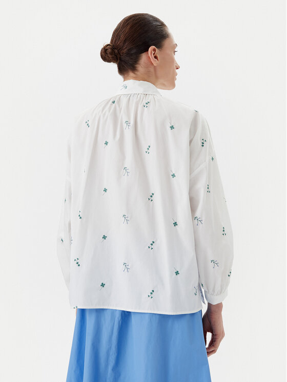 Weekend Max Mara Weekend Max Mara Koszula Gilly 2515111132 Biały Relaxed Fit