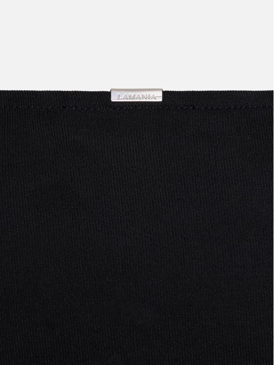 La Mania La Mania Longsleeve ESTHER Czarny Basic Fit