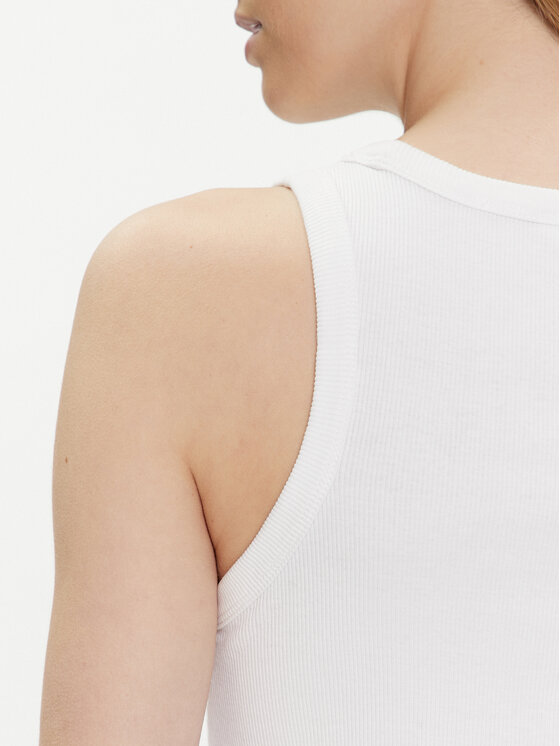Calvin Klein Jeans Calvin Klein Jeans Ljetna haljina Archival Monologo J20J223069 Bijela Slim Fit