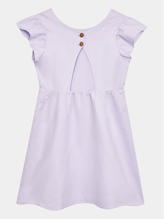 United Colors Of Benetton United Colors Of Benetton Φόρεμα καθημερινό 4BE7CV01A Μωβ Regular Fit