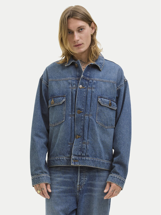 Jack & Jones Jack & Jones Geacă de blugi Miles 12283761 Albastru Regular Fit