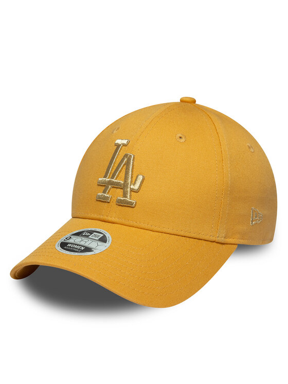 New Era New Era Czapka z daszkiem LA Dodgers Metallic Yellow 9FORTY 60667386 Żółty