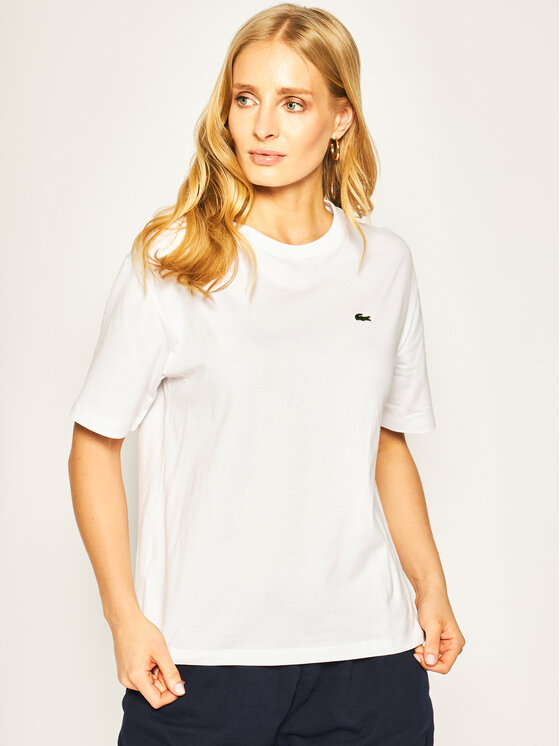Lacoste Majica TF5441 Bela Boy Fit