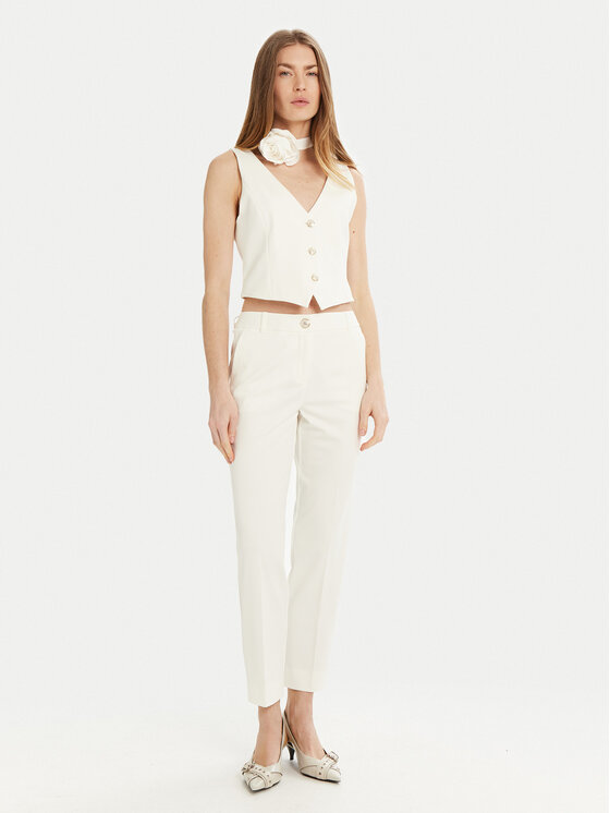 Marella Marella Елек Camper 2513911034 Бял Slim Fit