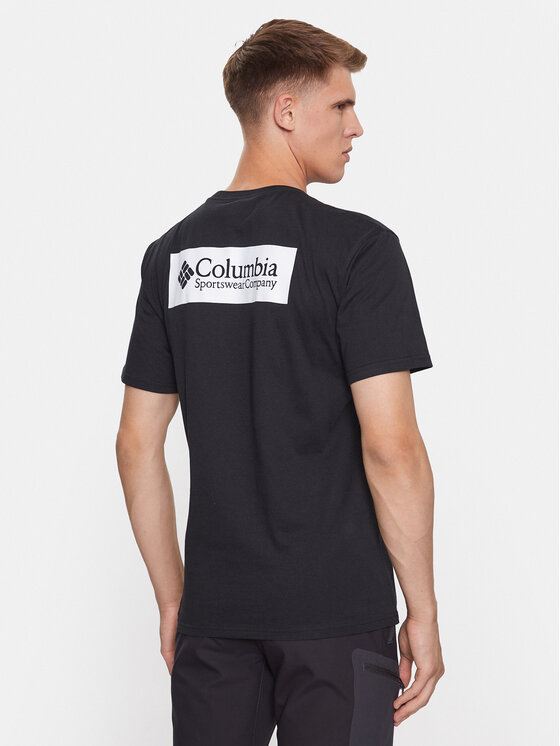 Columbia Columbia T-Shirt North Cascades™ Short Sleeve Tee Czarny Regular Fit