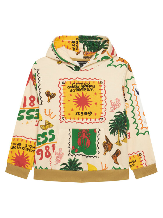 Guess Guess Sweatshirt L6GQ03 KA6R4 Beige Regular Fit