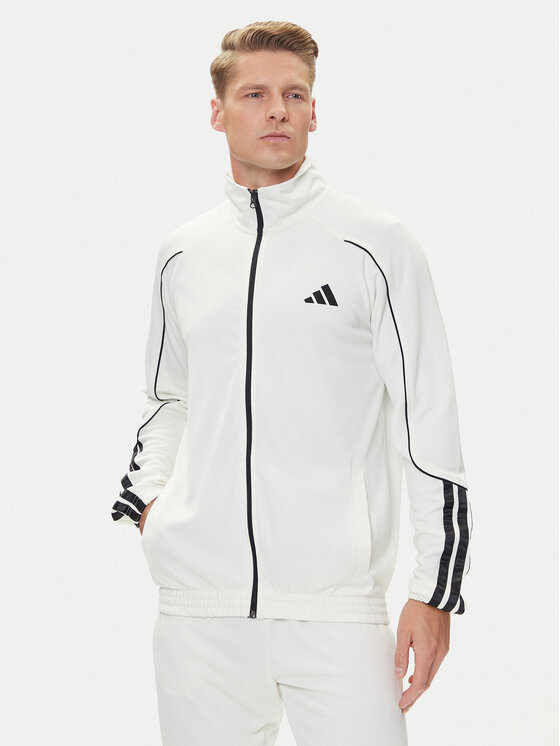 adidas adidas Trenerka 3-Stripes JX5527 Bijela Regular Fit