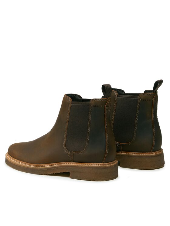 Clarks Clarks Kotníková obuv s elastickým prvkem Clarkdale Easy 261735327 Hnědá