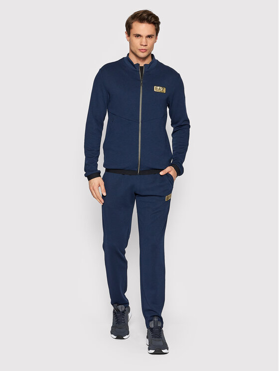 Felpa 3LPM27 PJG1Z 1554 Blu scuro Regular Fit